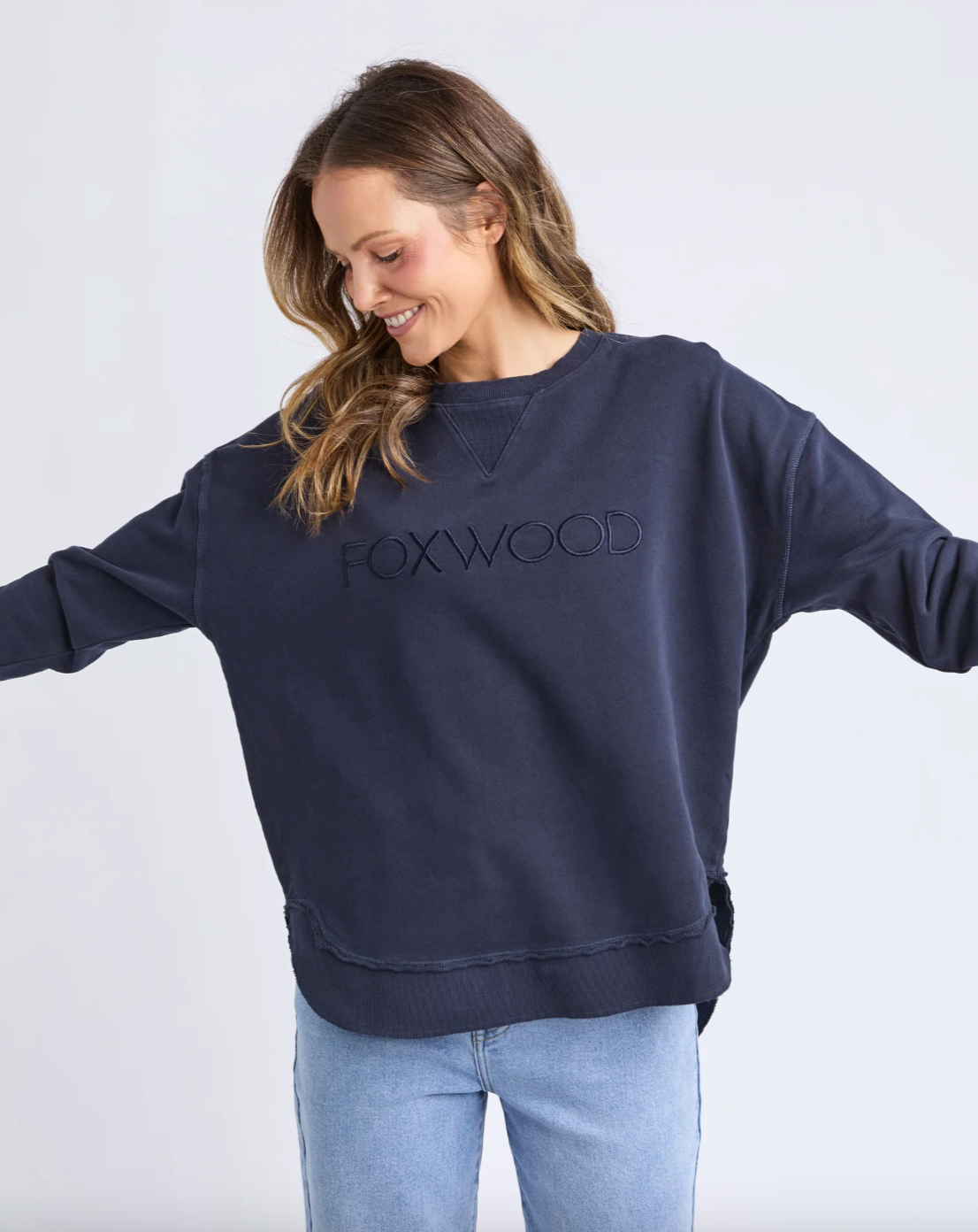 Foxwood Simplified Crew - Navy