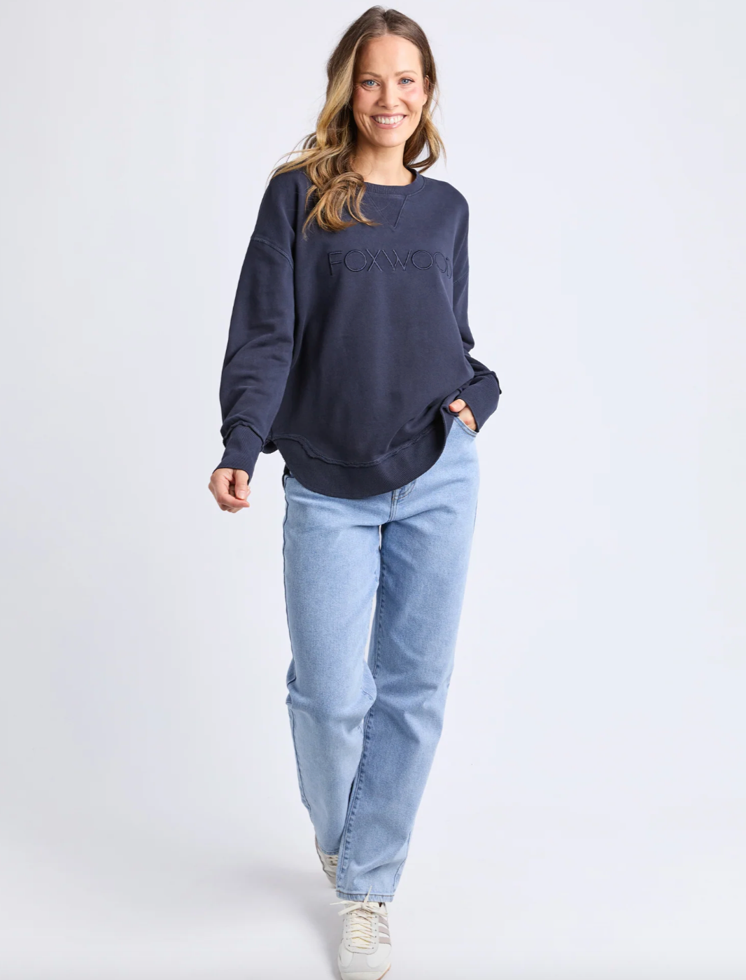Foxwood Simplified Crew - Navy