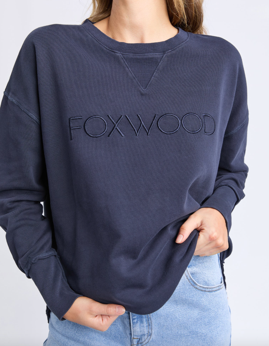 Foxwood Simplified Crew - Navy