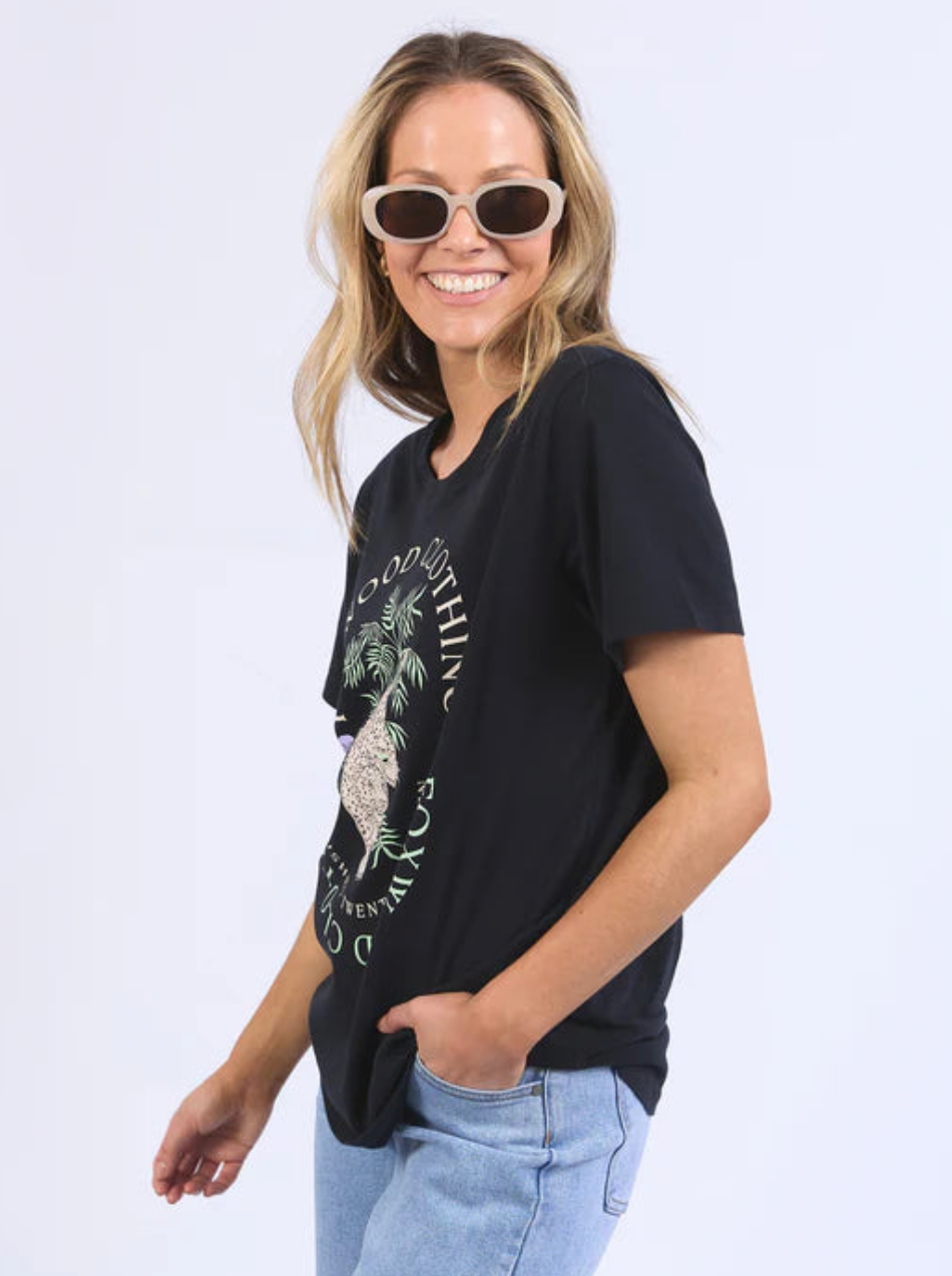 Collection of Foxwood Twenty-Eighteen Tee - Washed Black in a gallery layout