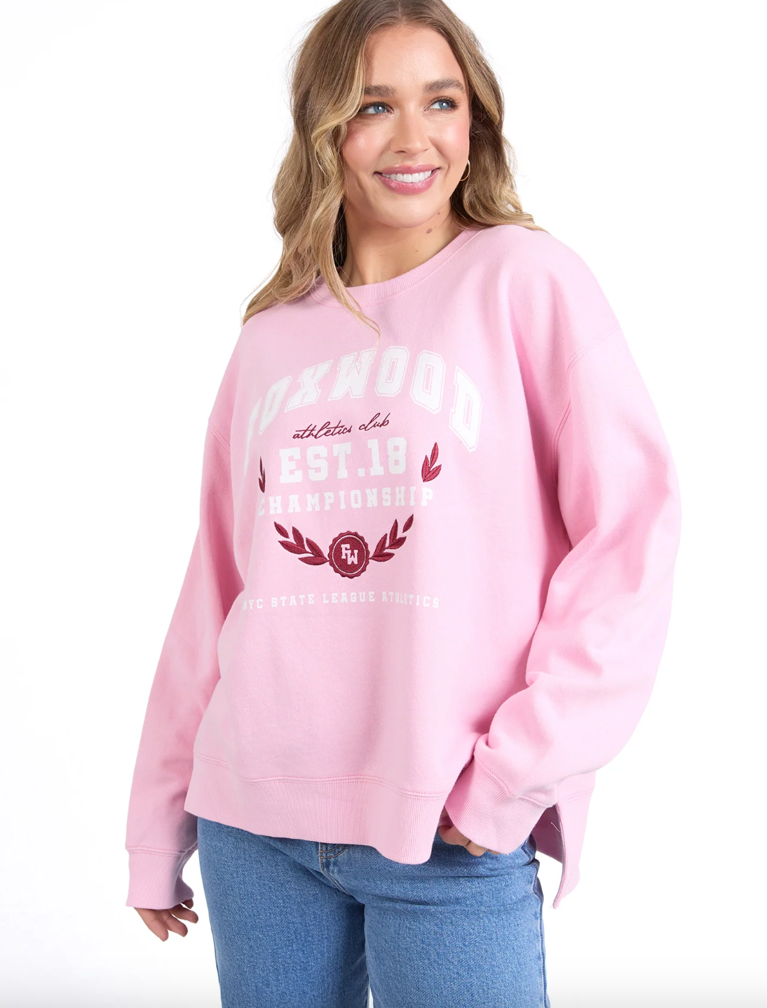 Foxwood Championship Crew - Rose Pink