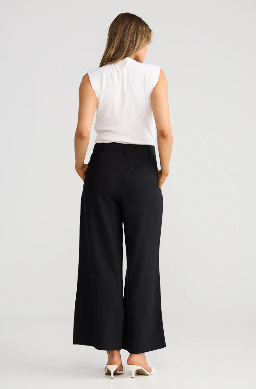 Collection of Brave and True Dover Pant - Black in a gallery layout