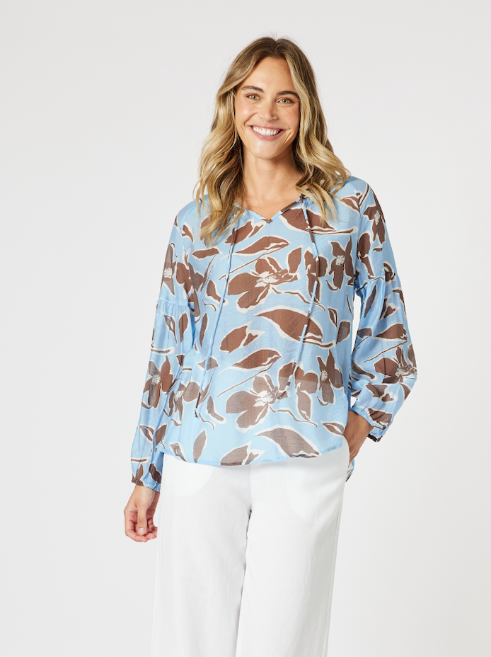 Gordon Smith Kensington Top - Blue Koko