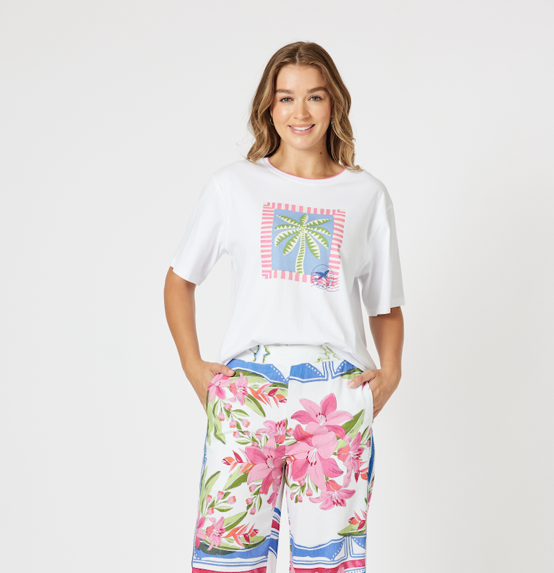 Collection of Threadz My Island Tee - White in a gallery layout