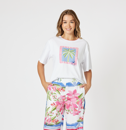 Collection of Threadz My Island Tee - White in a gallery layout