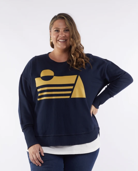 Image of Elm Lifestyle Volley Crew - Navy
