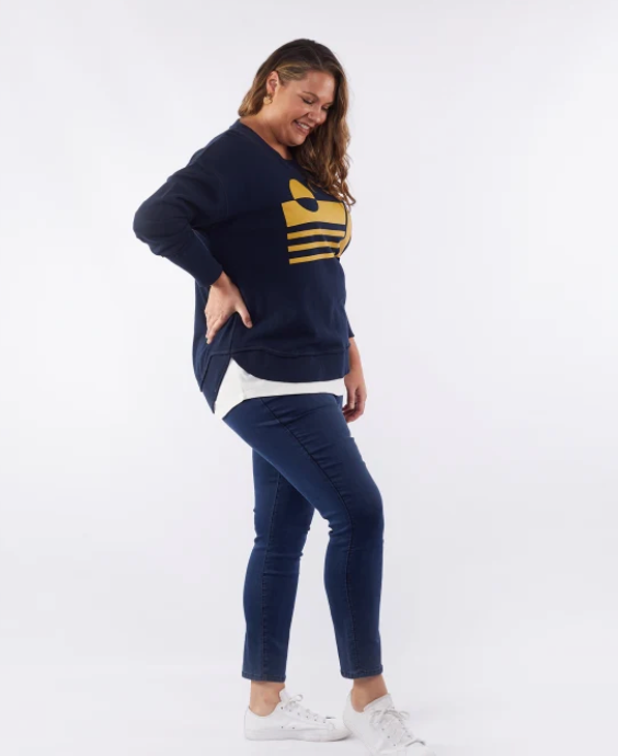 Image of Elm Lifestyle Volley Crew - Navy
