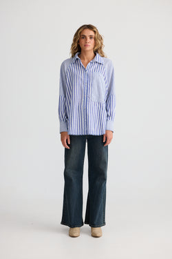 Collection of Talisman Yellowstone Shirt - Blue Stripe in a gallery layout