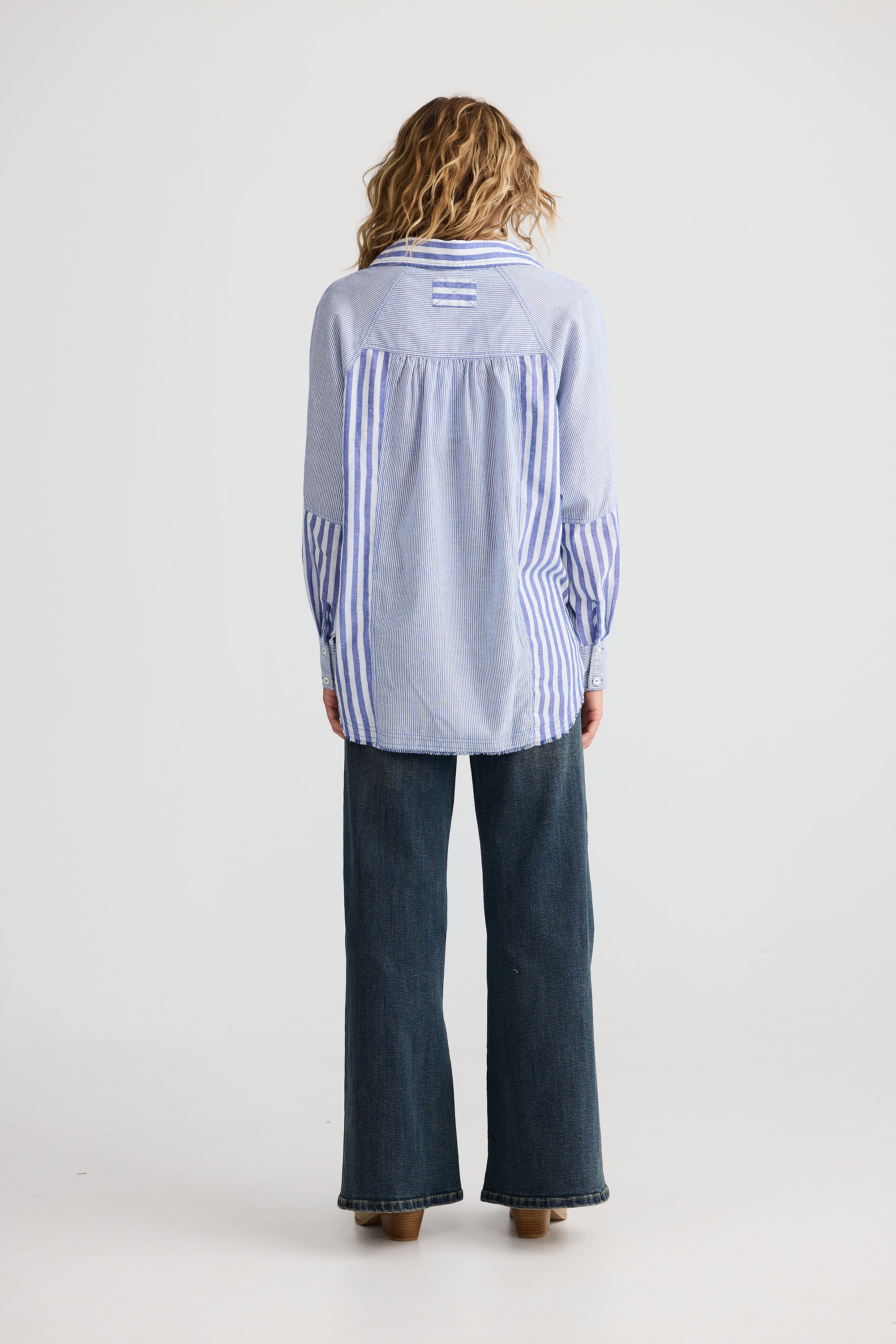 Collection of Talisman Yellowstone Shirt - Blue Stripe in a gallery layout