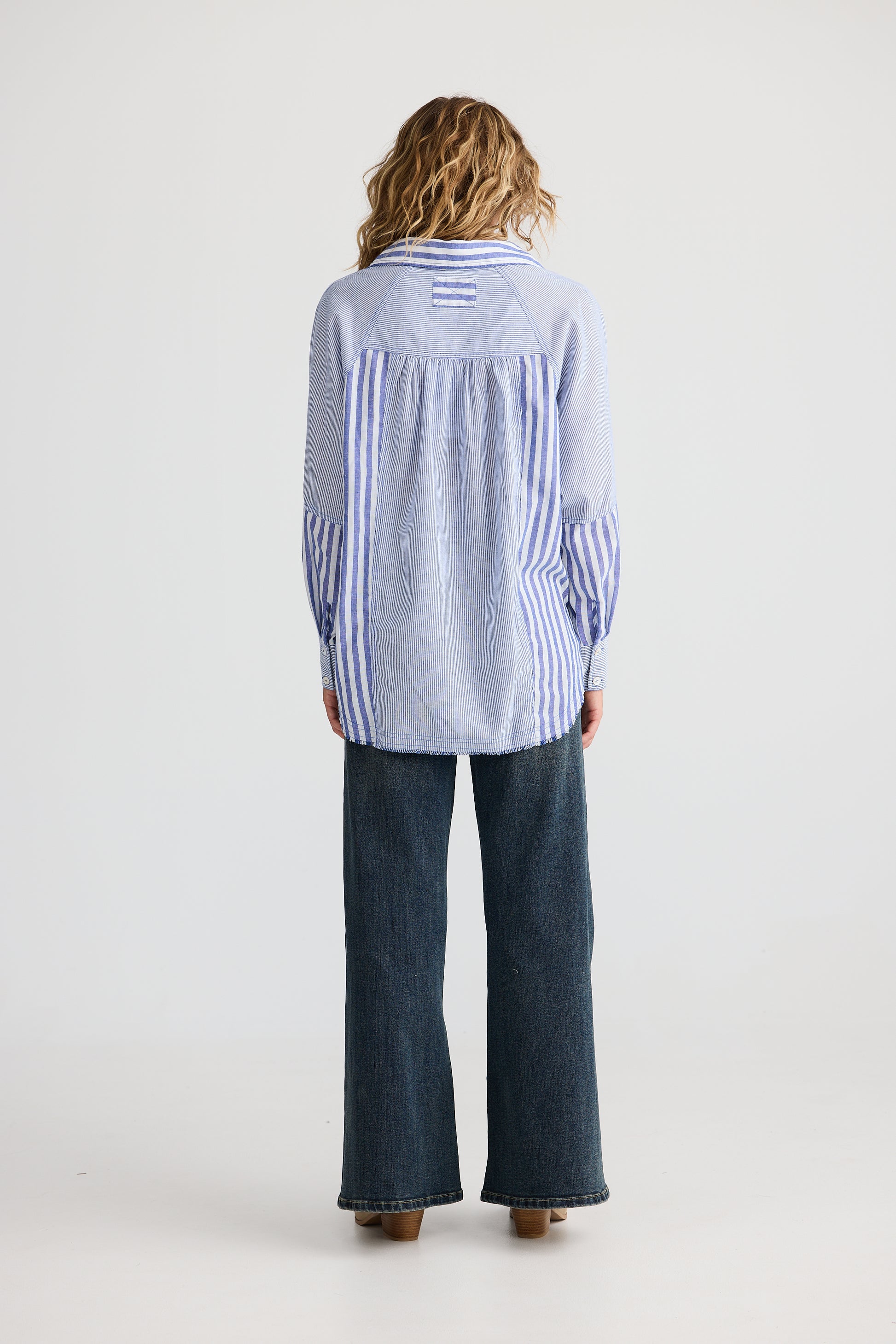 Talisman Yellowstone Shirt - Blue Stripe