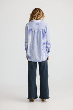 Collection of Talisman Yellowstone Shirt - Blue Stripe in a gallery layout