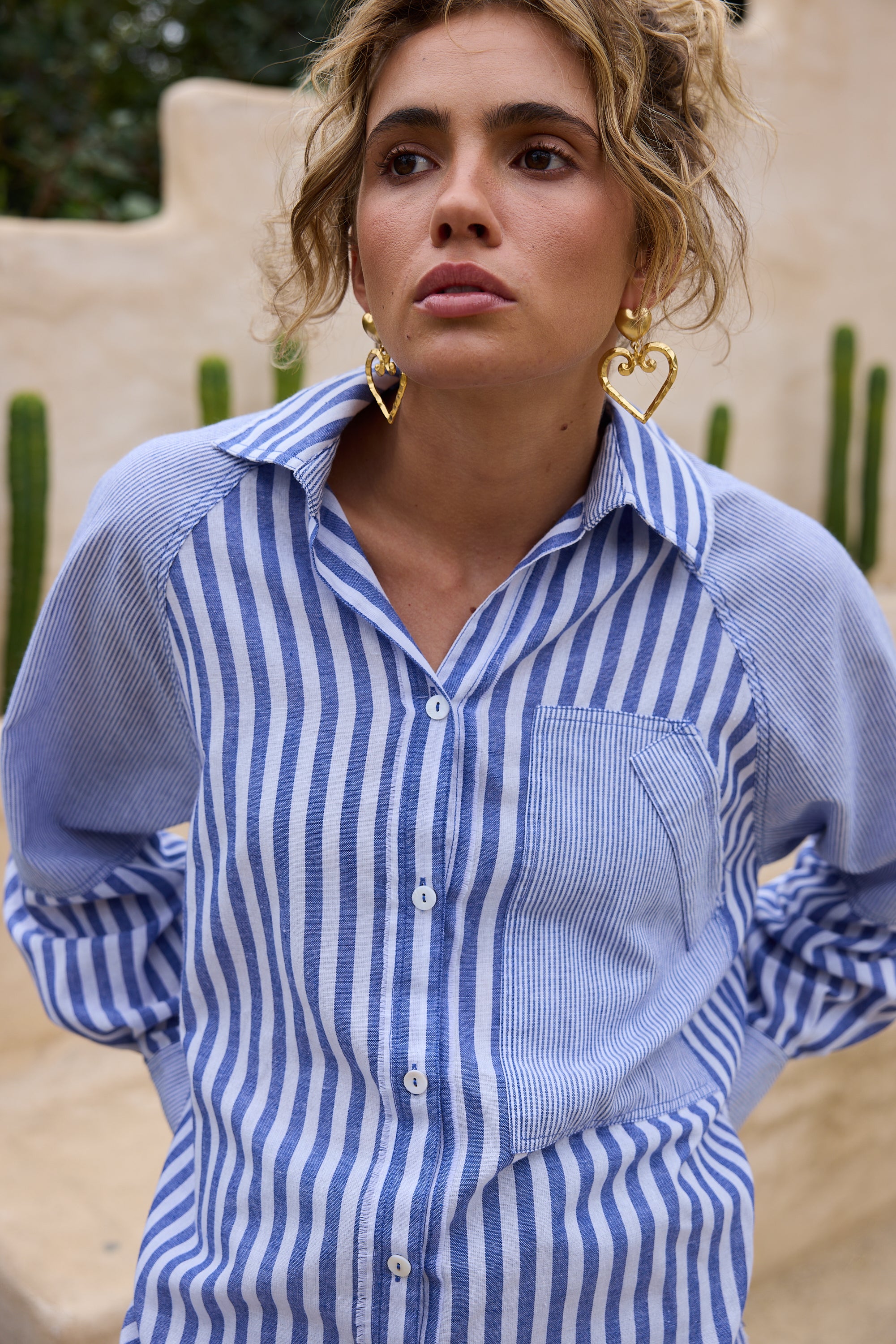 Collection of Talisman Yellowstone Shirt - Blue Stripe in a gallery layout