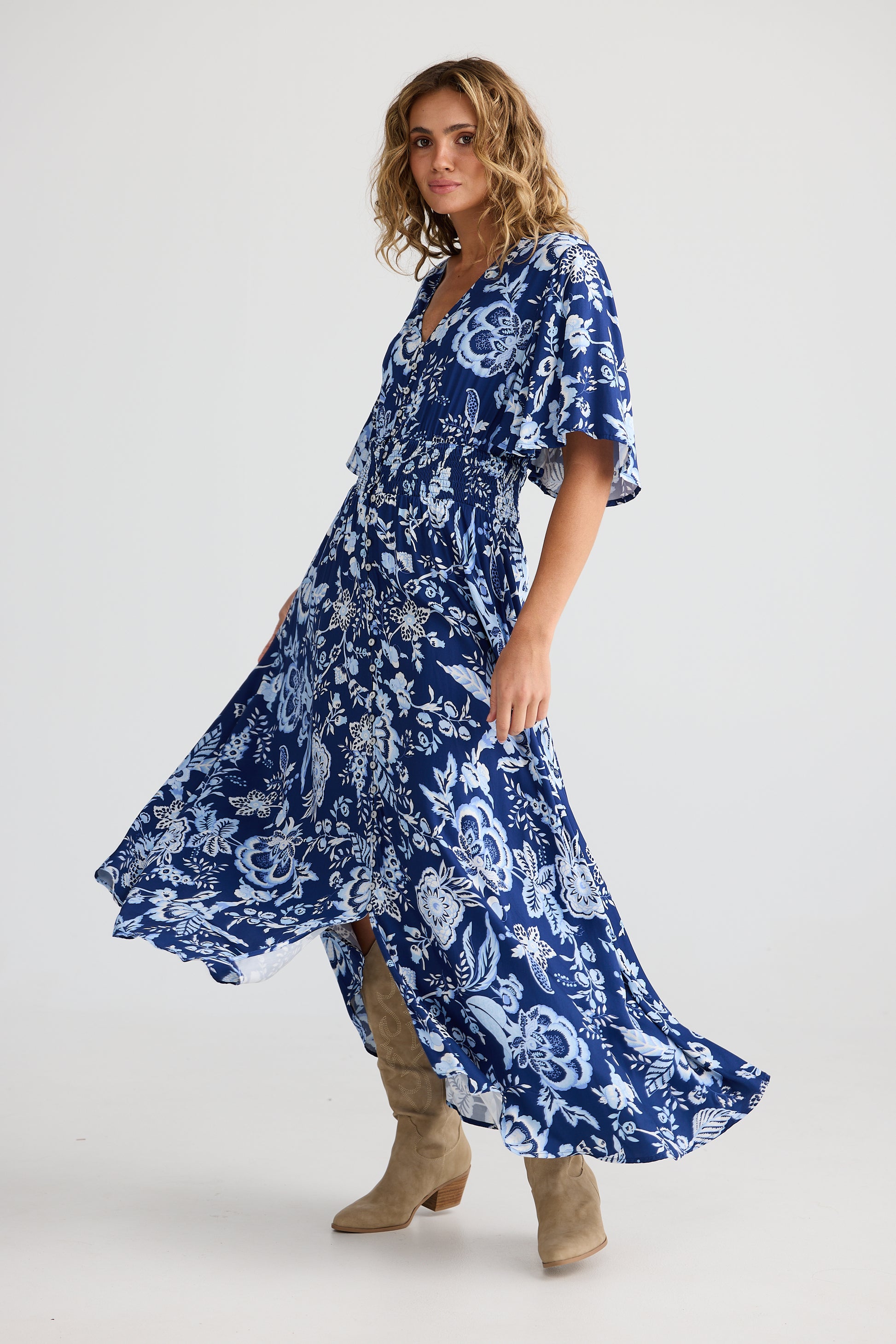 Talisman Harlow Dress - Celestial Blue
