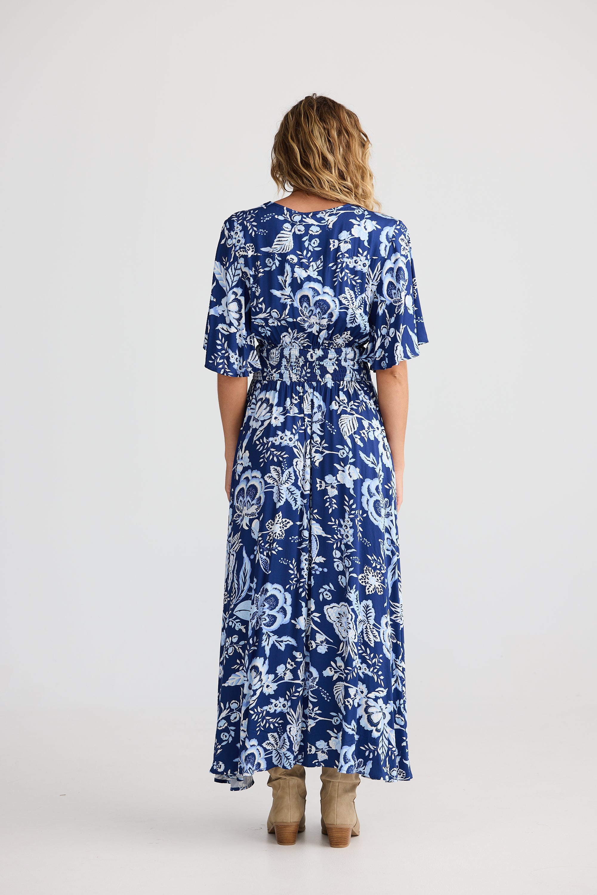 Collection of Talisman Harlow Dress - Celestial Blue in a gallery layout