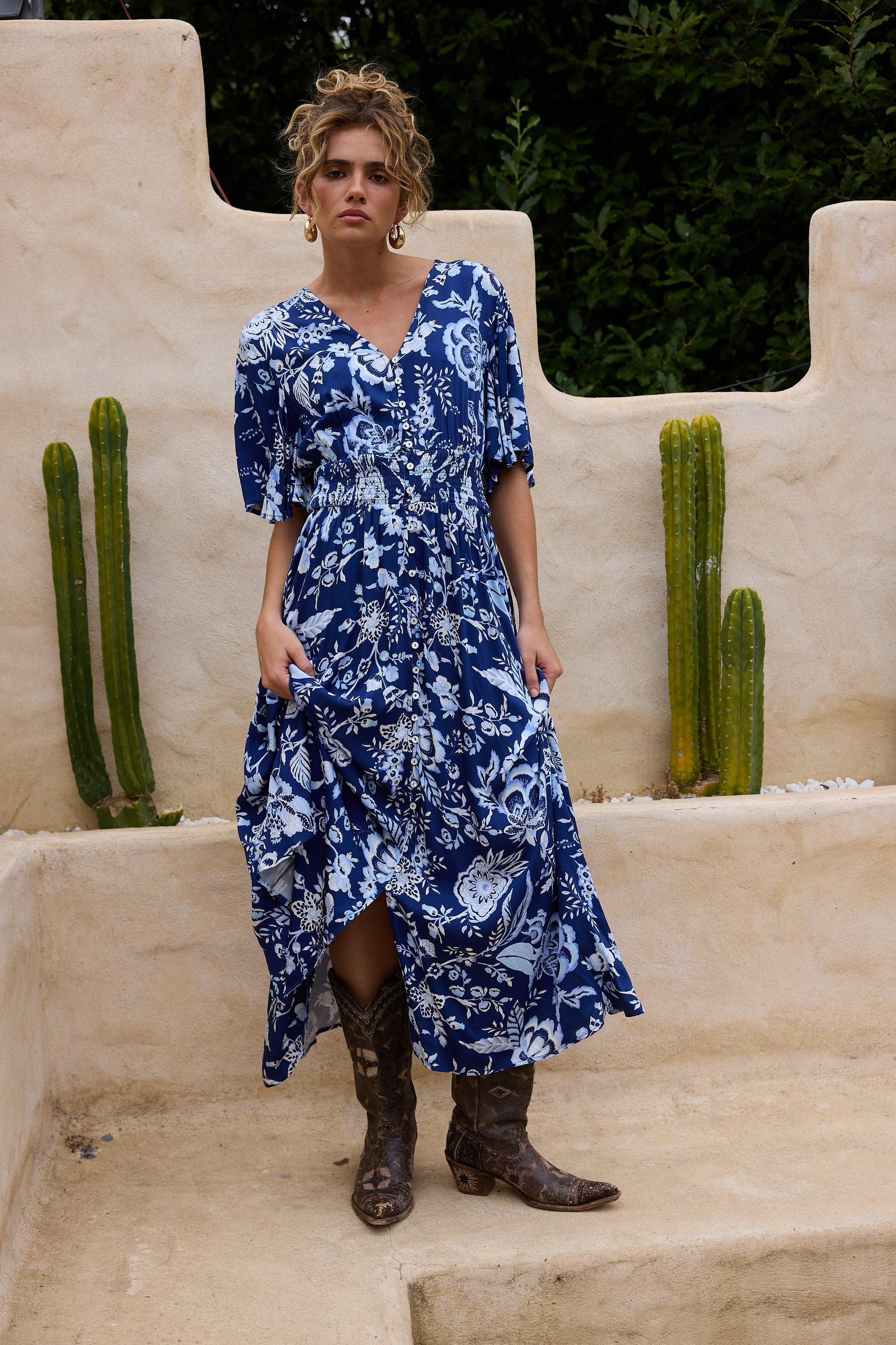 Talisman Harlow Dress - Celestial Blue