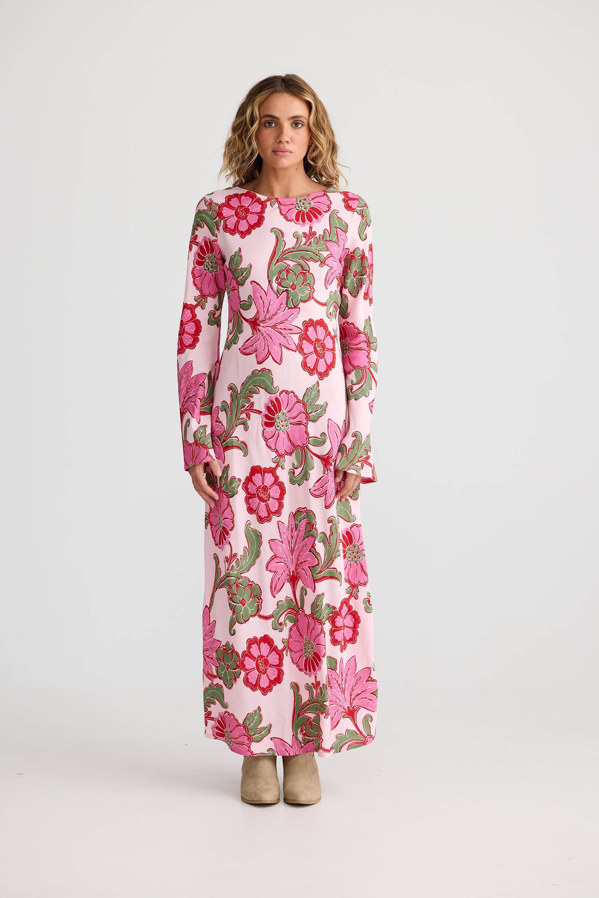 Talisman Stadust Maxi Dress - Pink Ibiza