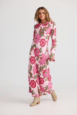 Collection of Talisman Stadust Maxi Dress - Pink Ibiza in a gallery layout