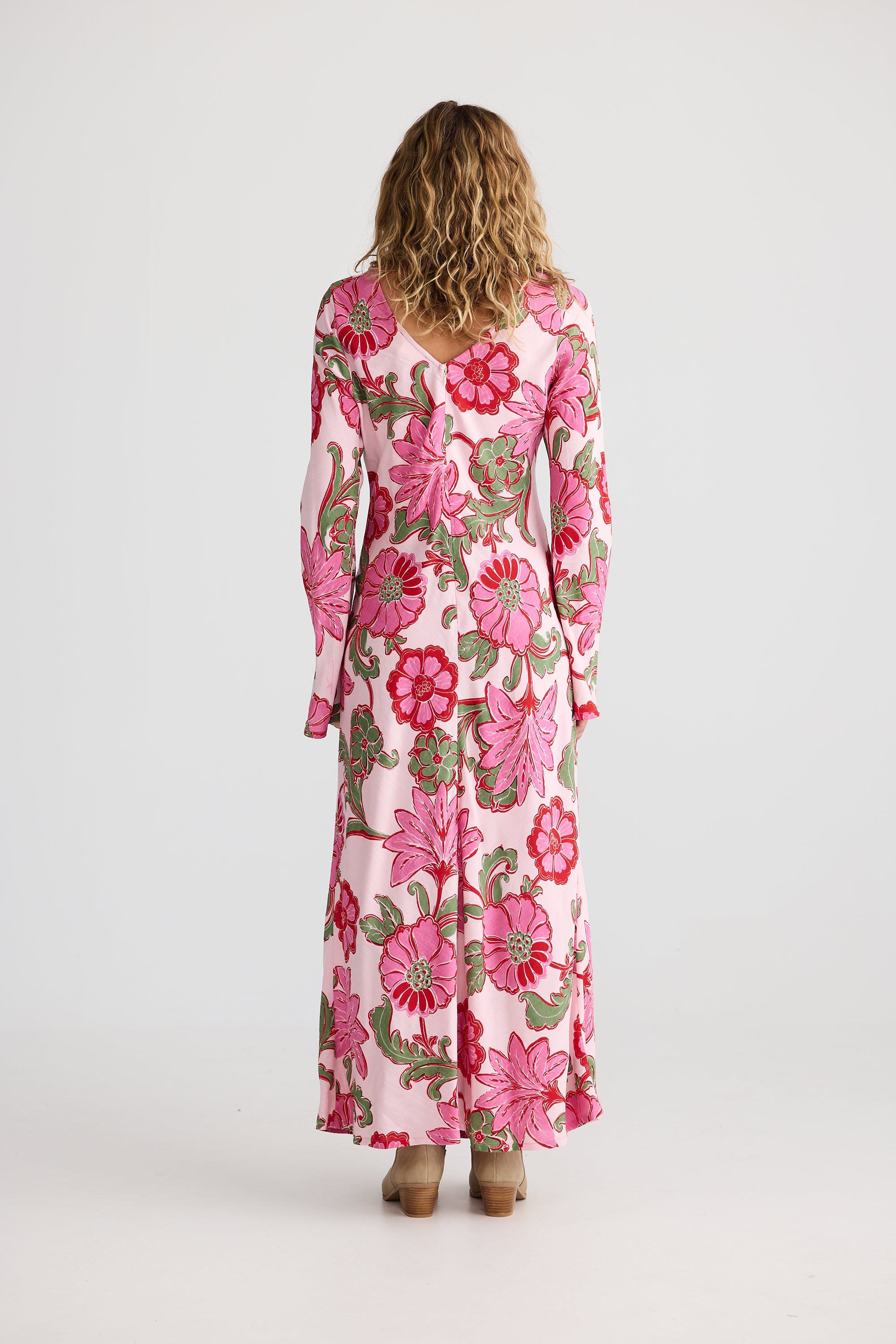 Collection of Talisman Stadust Maxi Dress - Pink Ibiza in a gallery layout