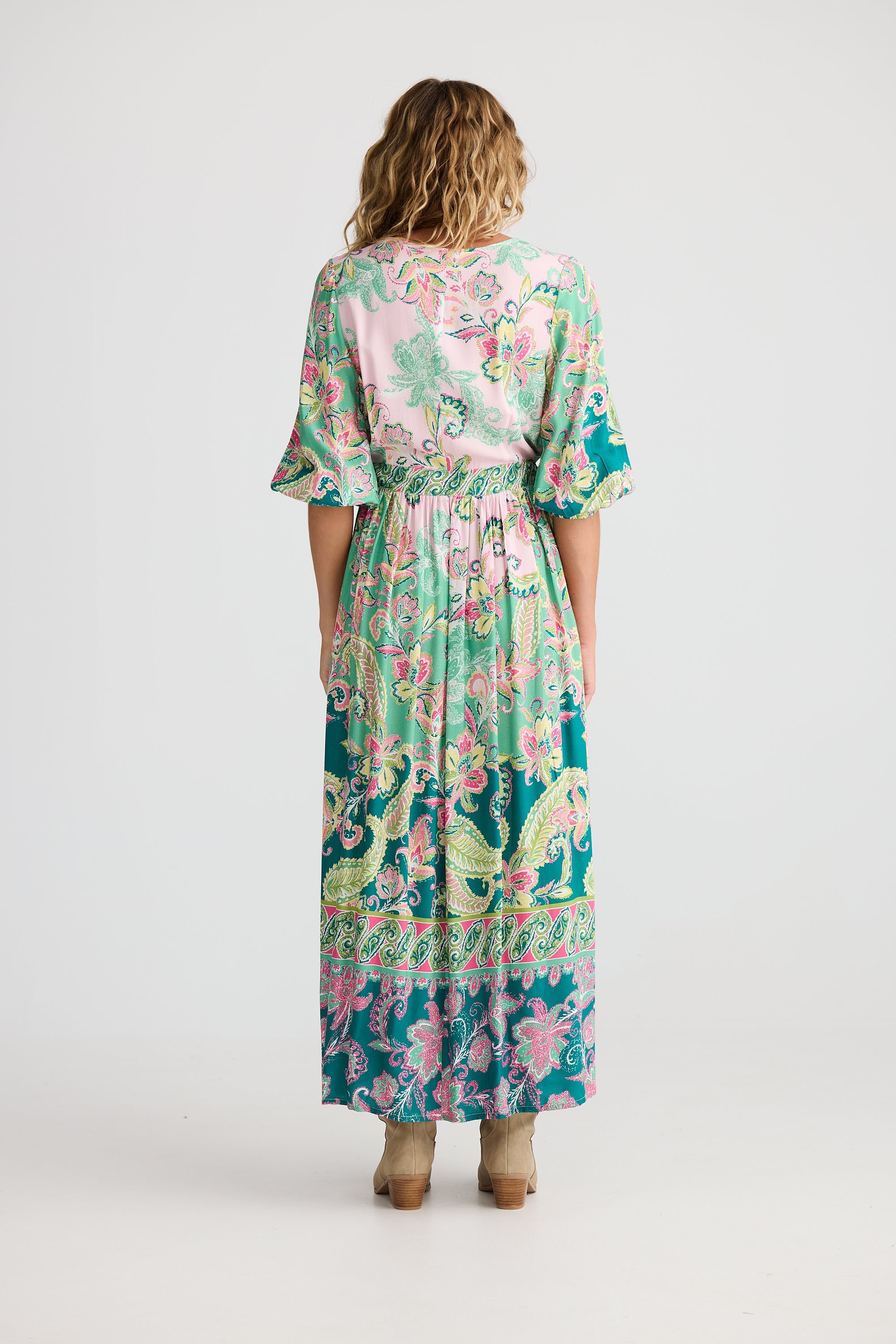 Collection of Talisman Isabella Maxi Dress - Paisley Dream in a gallery layout