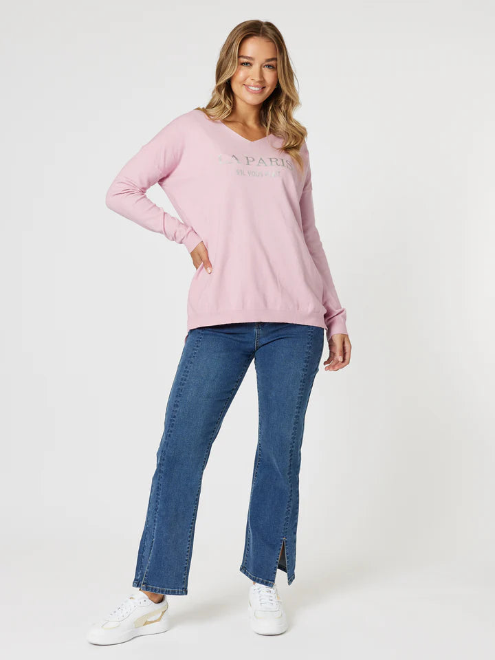 Collection of Threadz La Paris Knit - Pink in a gallery layout