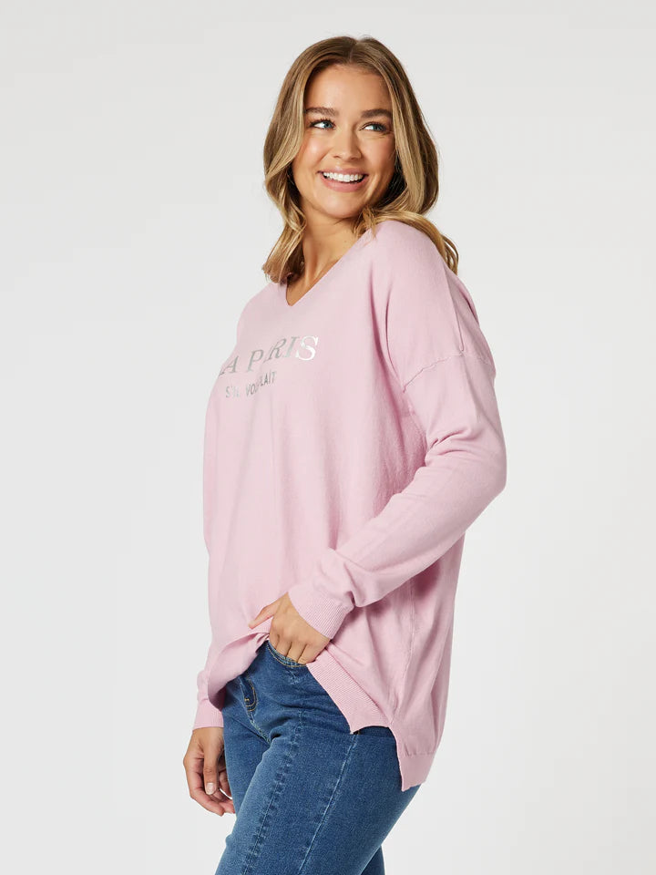 Collection of Threadz La Paris Knit - Pink in a gallery layout