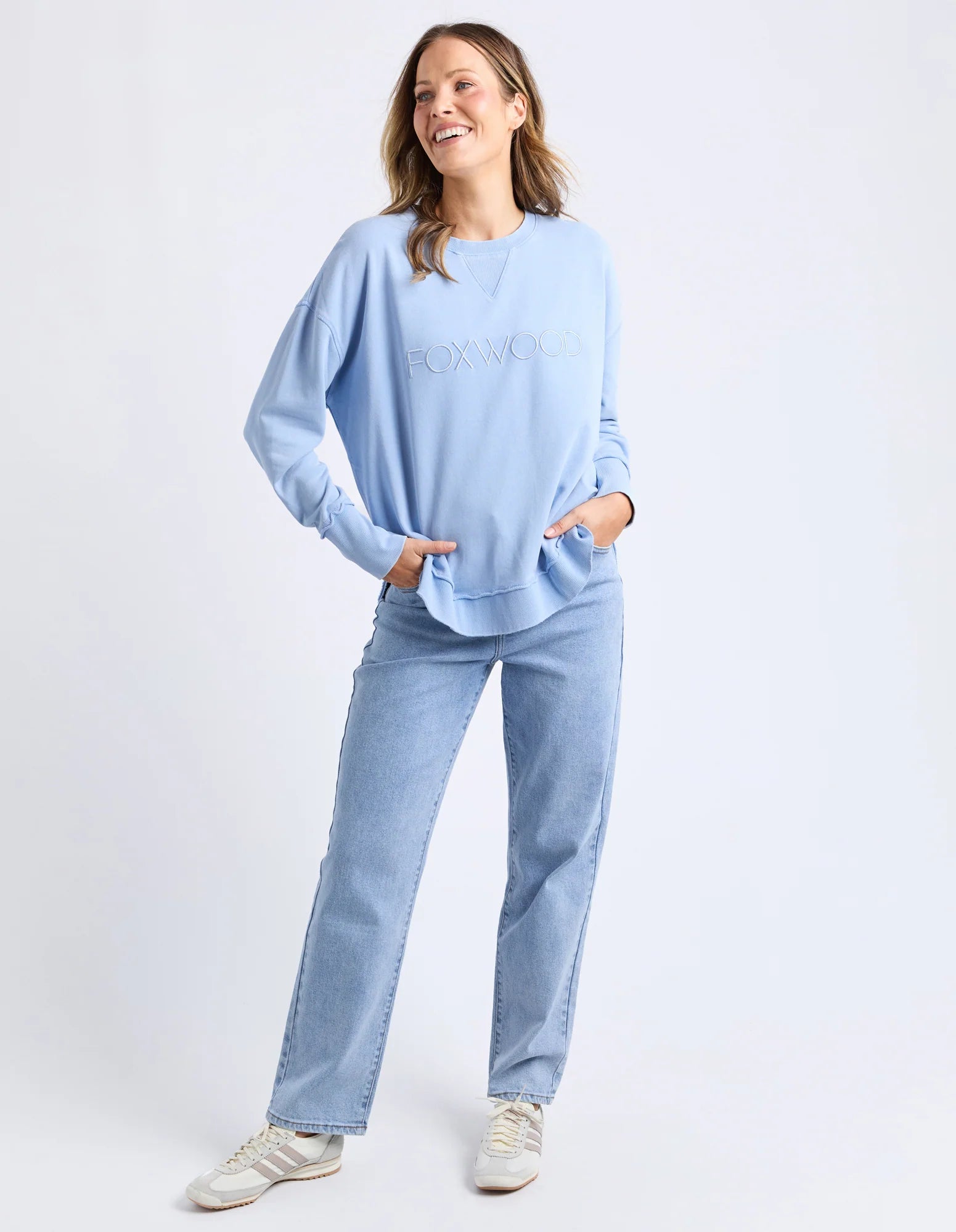 Collection of Foxwood Simplified Crew - Light Blue in a gallery layout