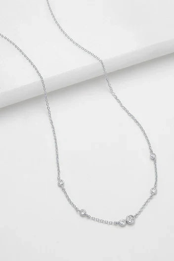 Zafino Amy Mini Necklace - Silver