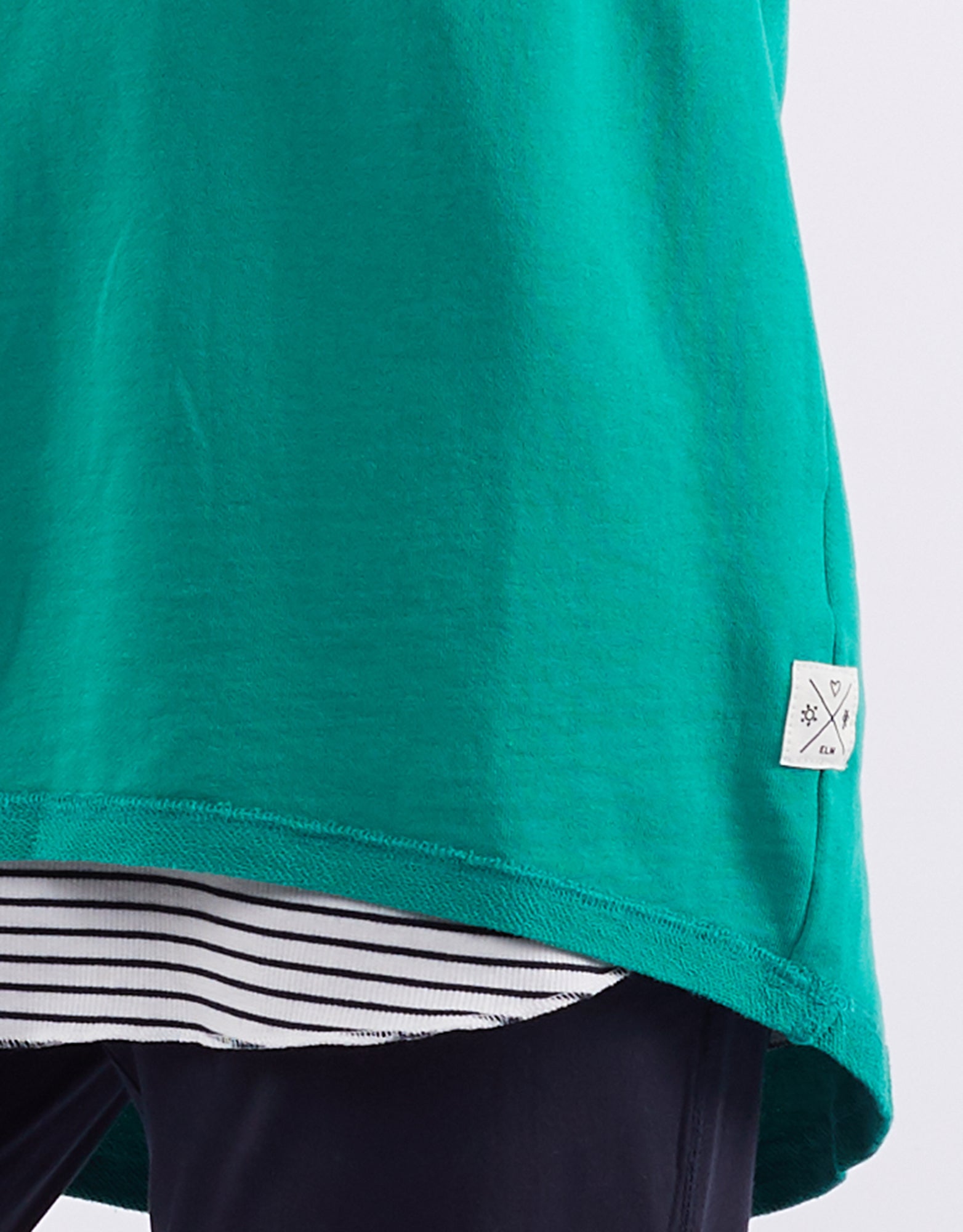 Collection of Elm Alice Crew - Meadow Green in a gallery layout