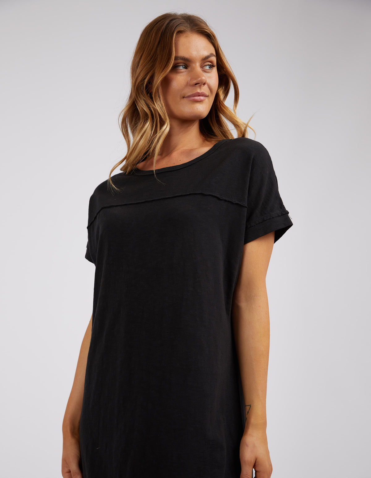 Foxwood Allison Tee Dress - Black