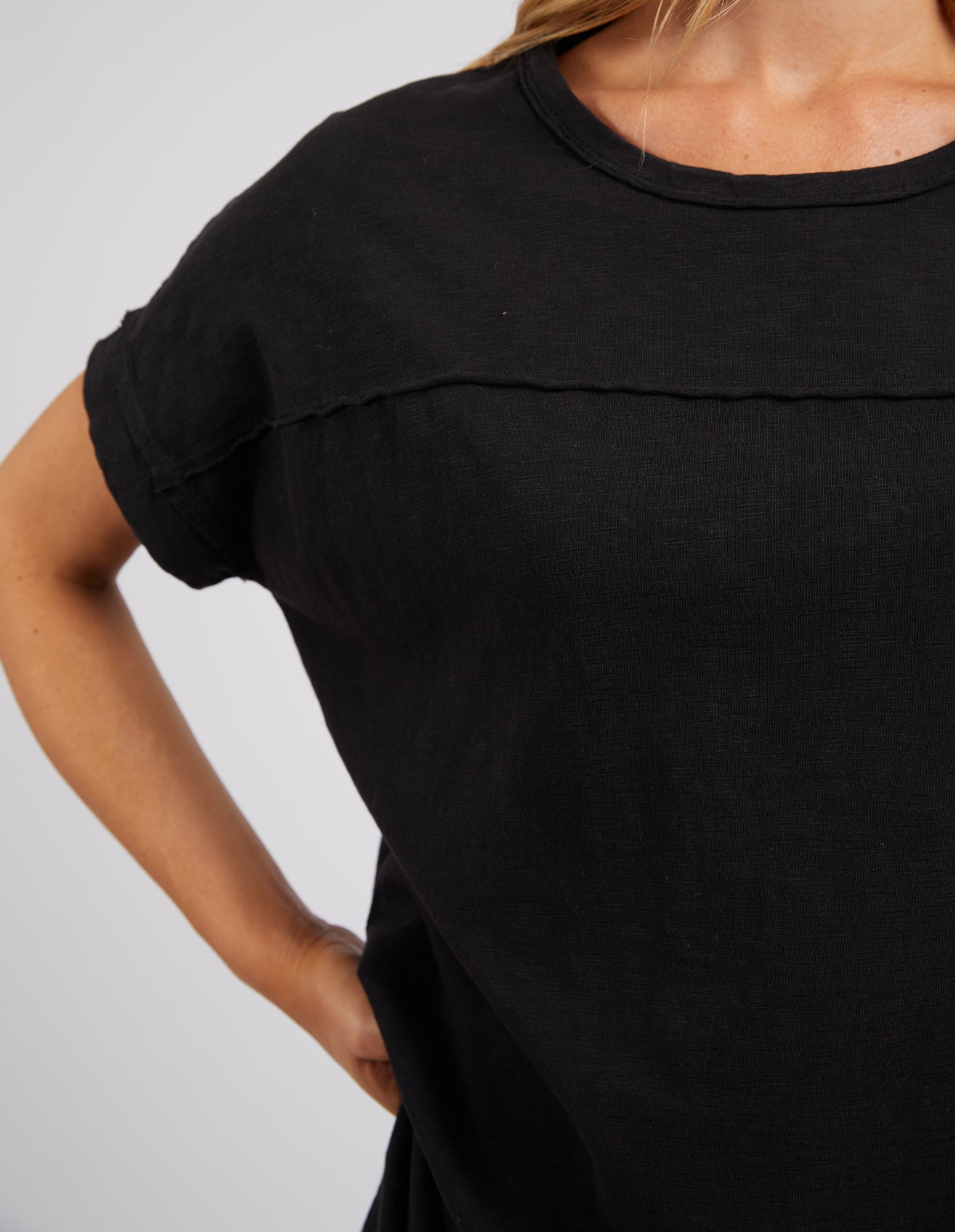 Image of Foxwood Allison Tee Dress - Black