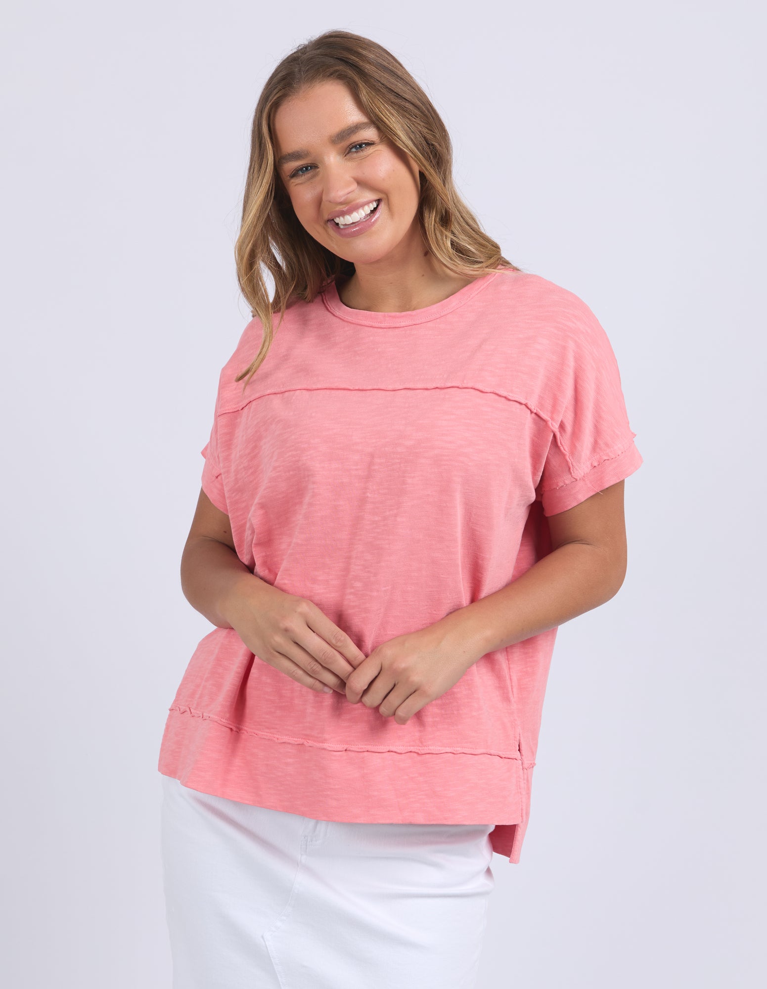 Foxwood Allison Tee- Rose