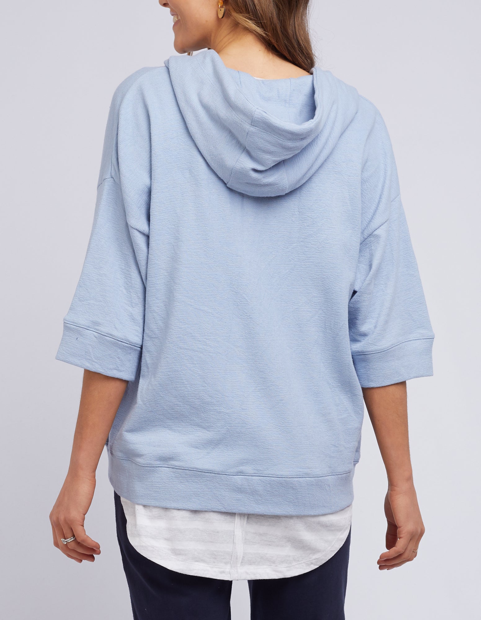 Elm Beachy Zip Hoody - Sky Blue
