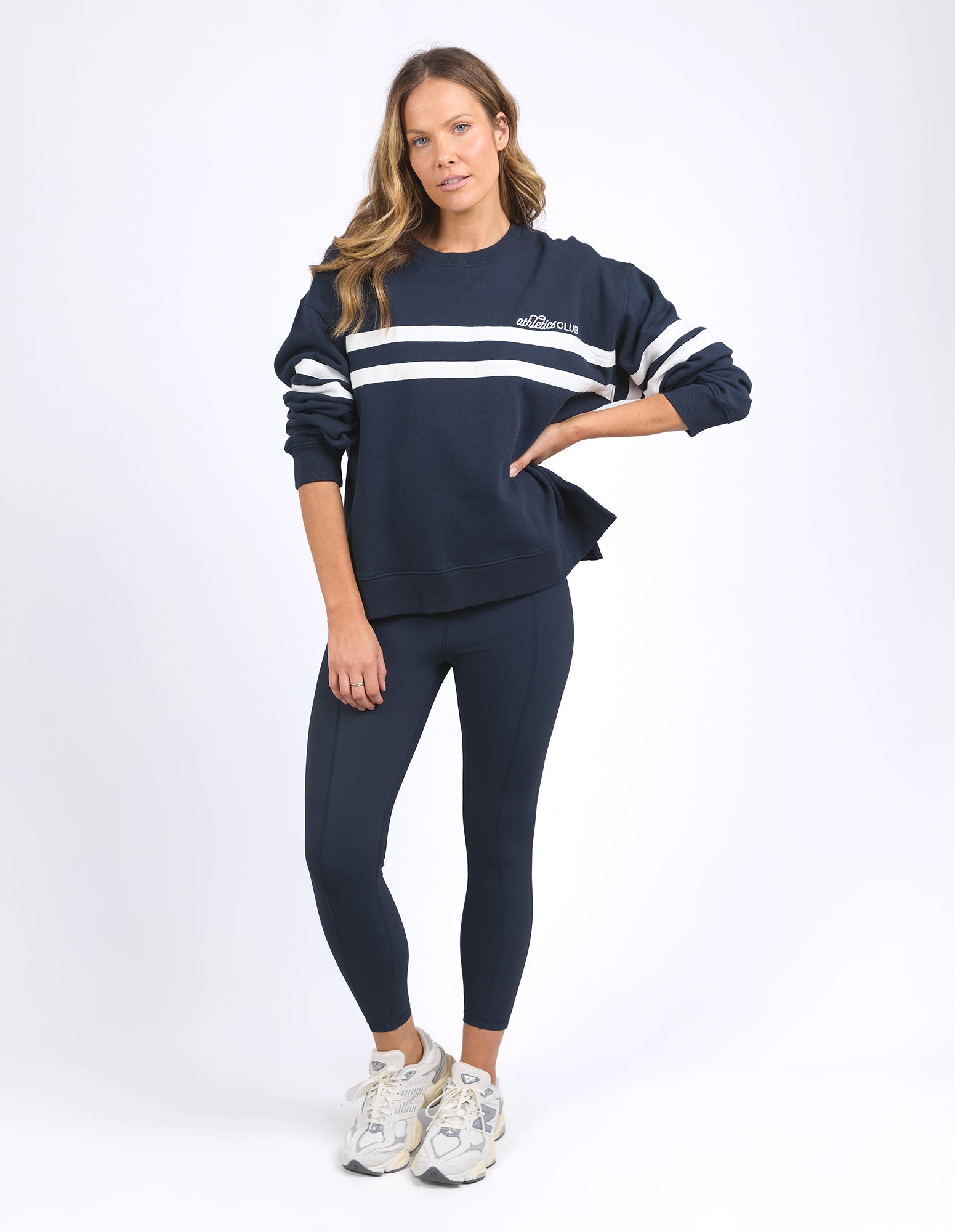 Collection of Foxwood Club Crew - Navy in a gallery layout