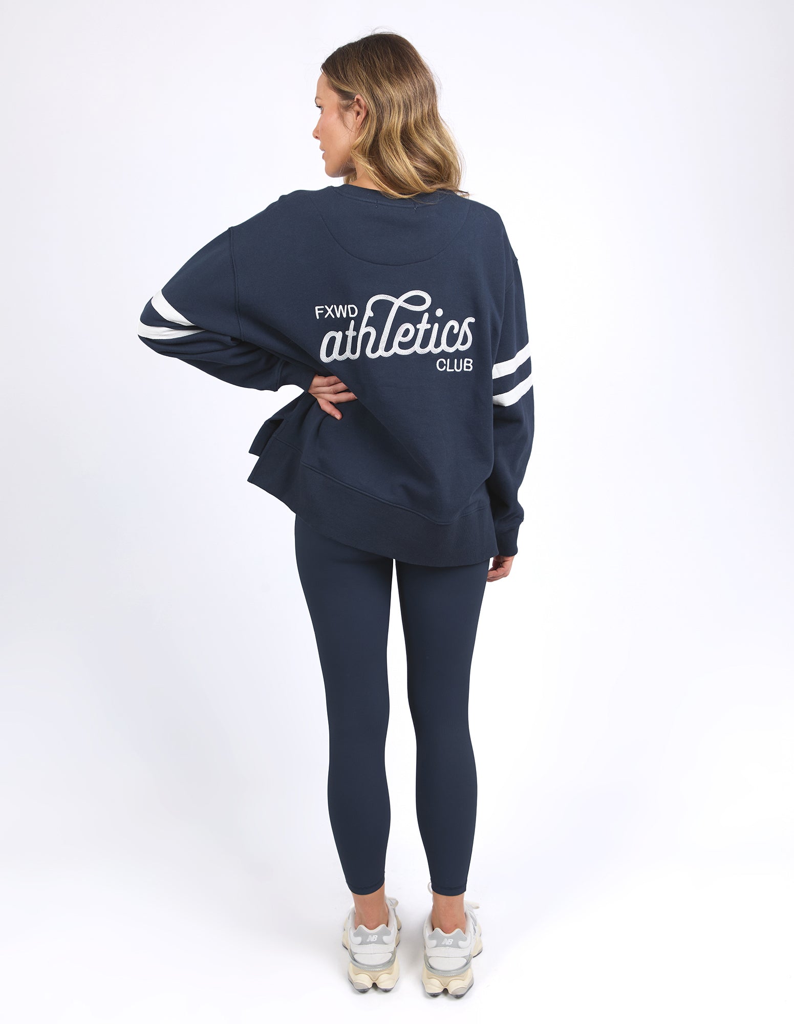 Collection of Foxwood Club Crew - Navy in a gallery layout