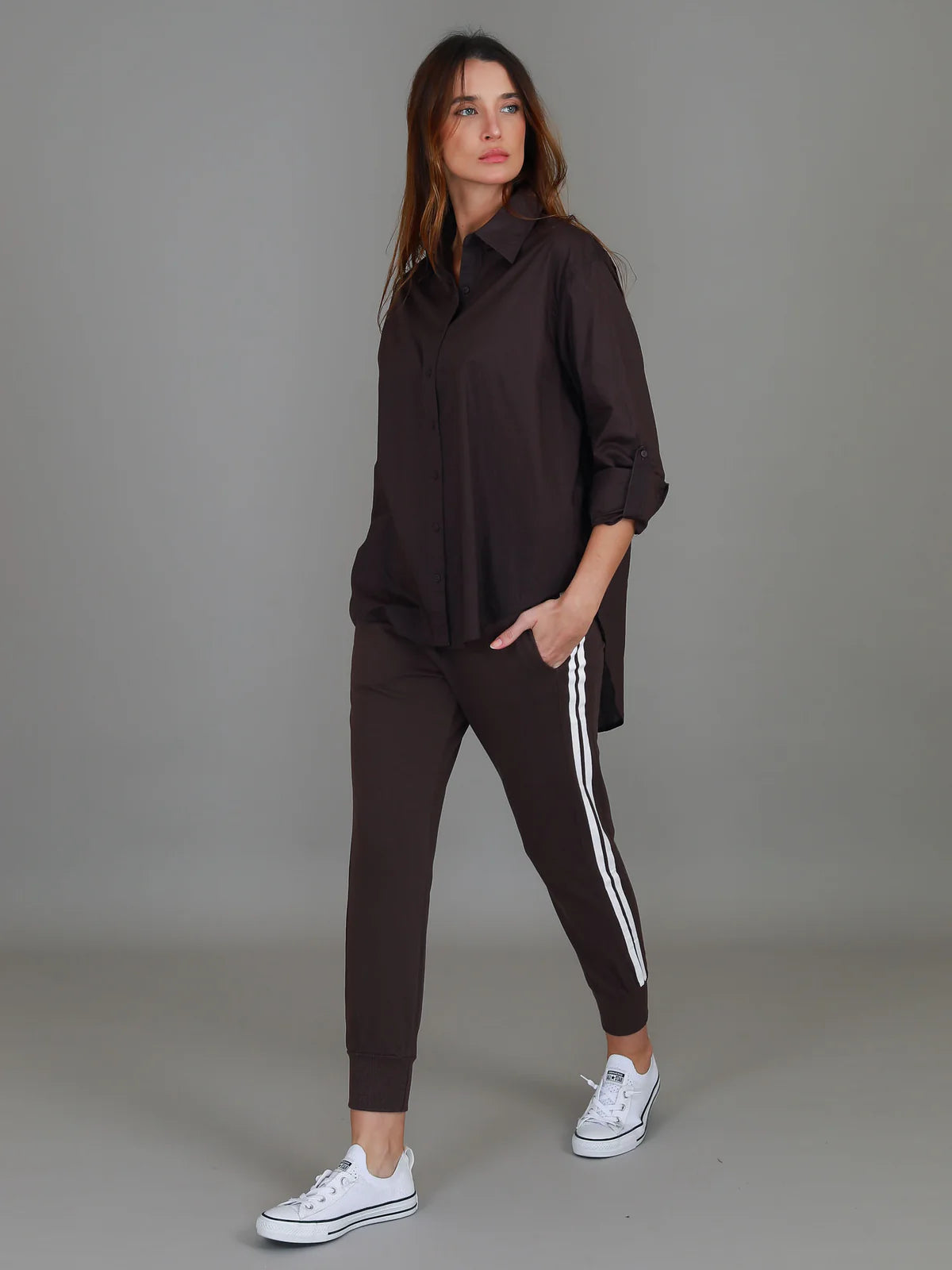 Collection of 3rd Story Croydon Shirt - Truffle in a gallery layout