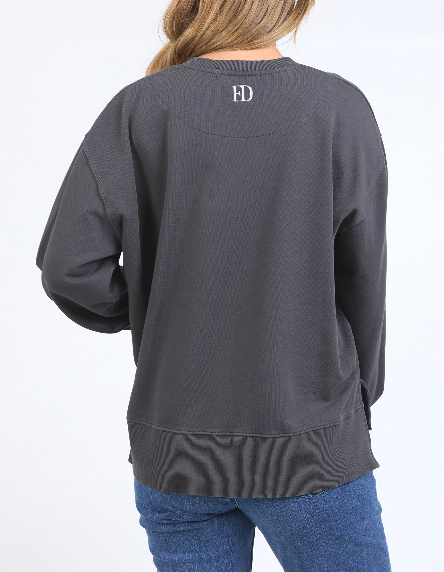 Foxwood Effortless Crew - Iron Grey
