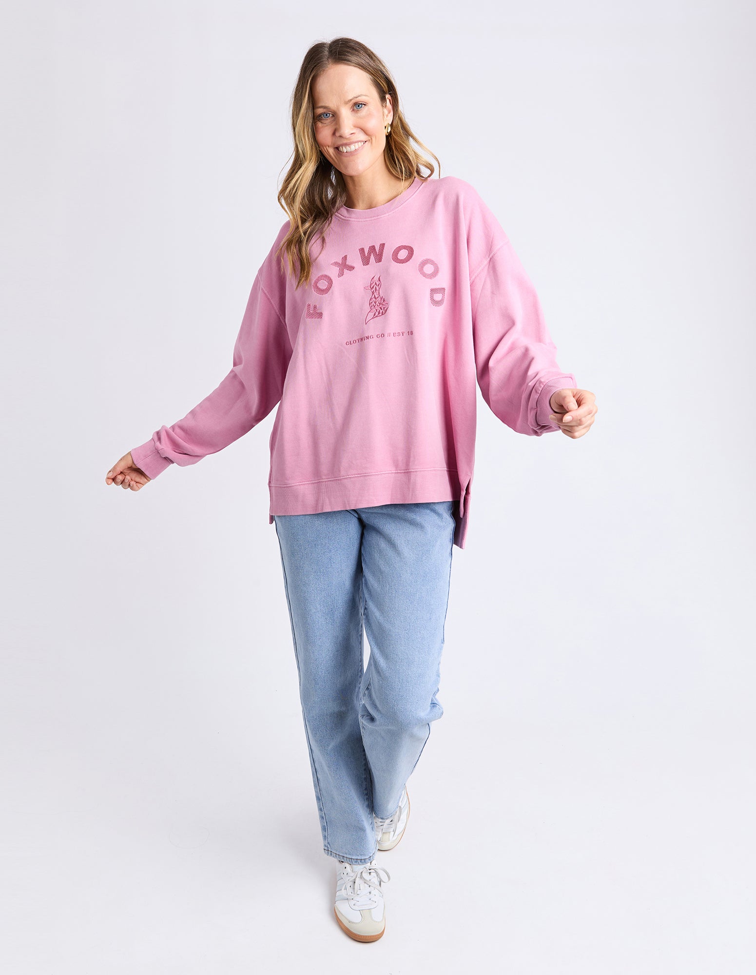 Foxwood Effortless Crew - Rose Pink