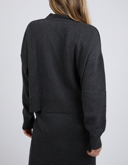 Collection of Elm Elodie Cardi - Charcoal in a gallery layout