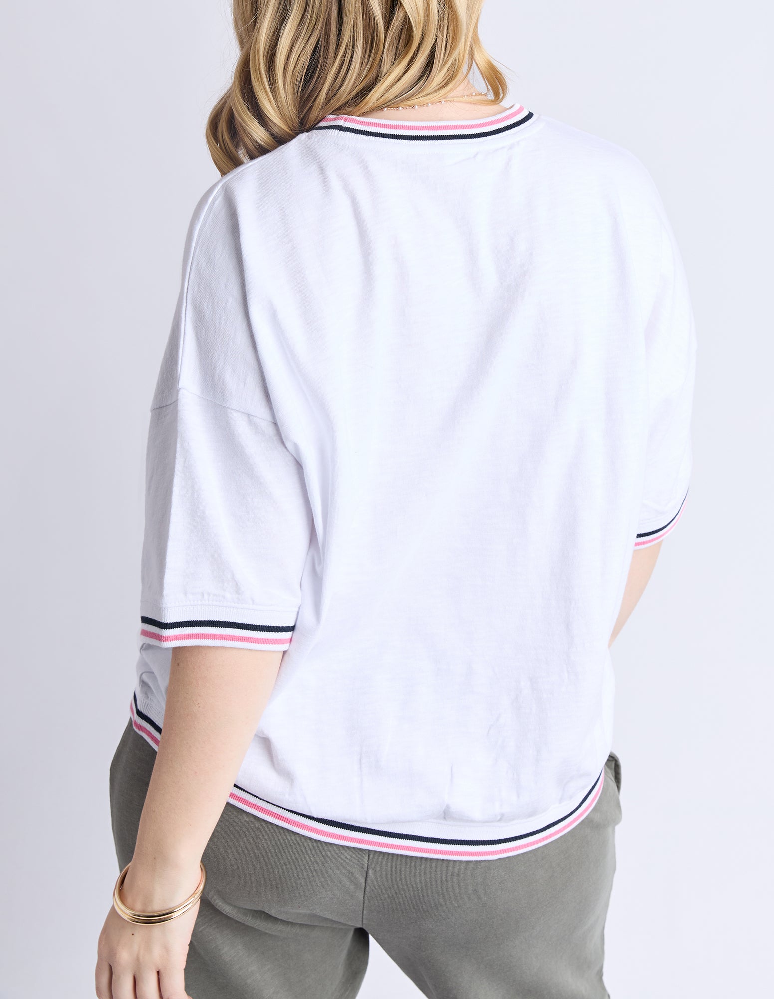 Elm Faye S/S Sweat - White