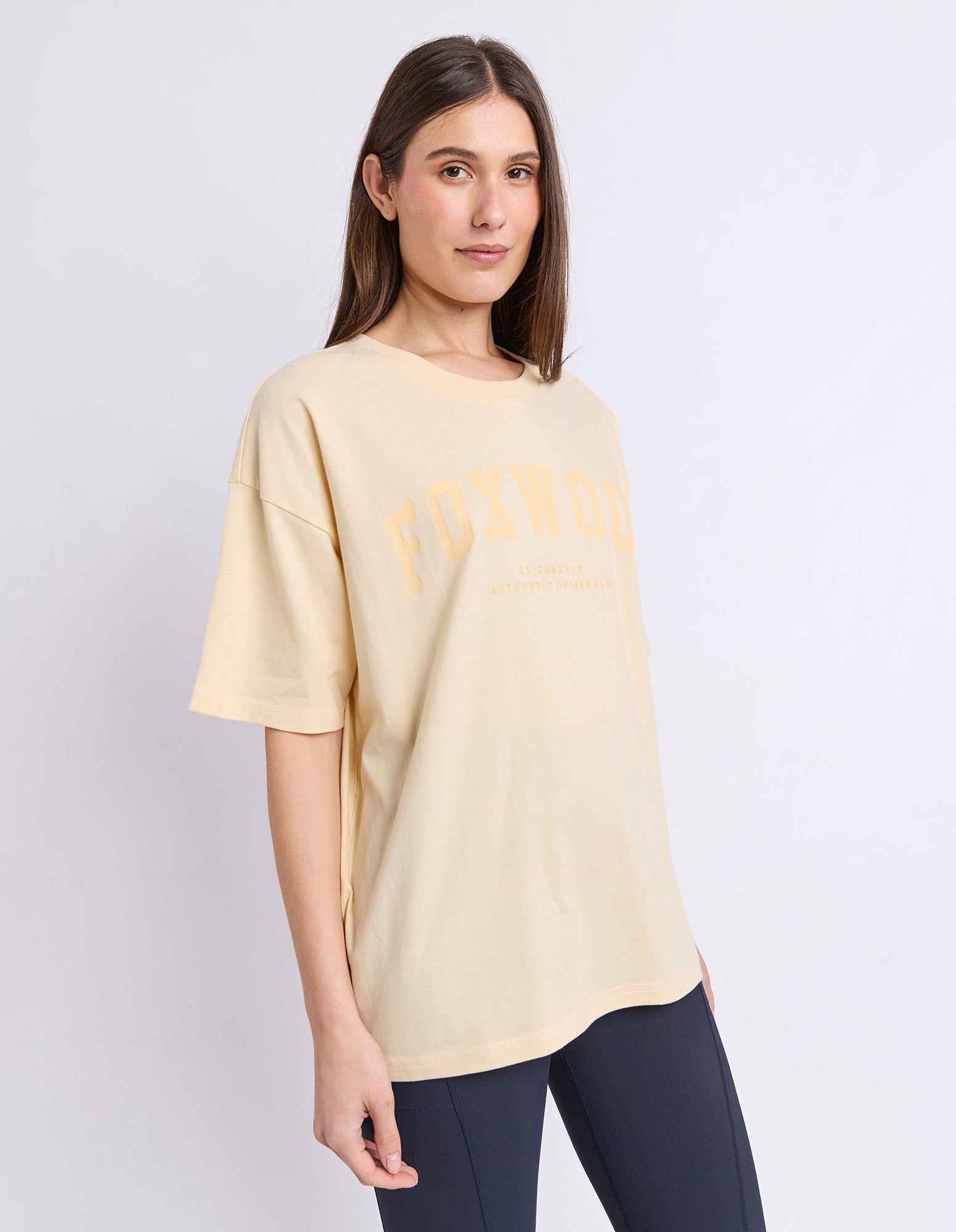 Image of Foxwood Interval Tee - Lemon