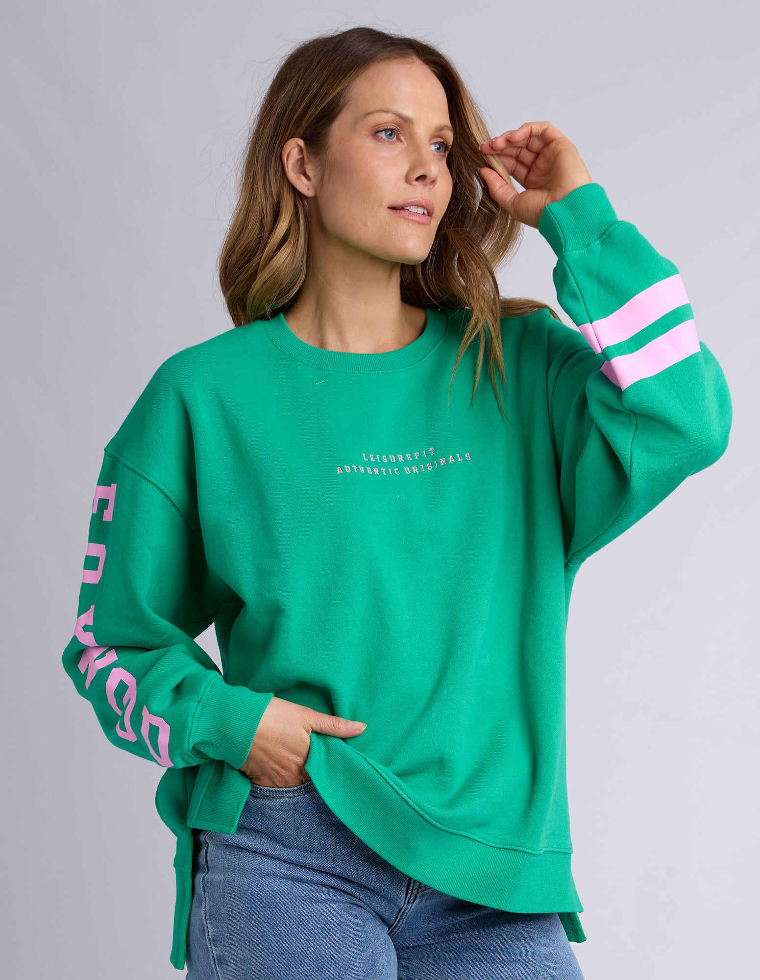 Foxwood Origin Crew Jumper - Green