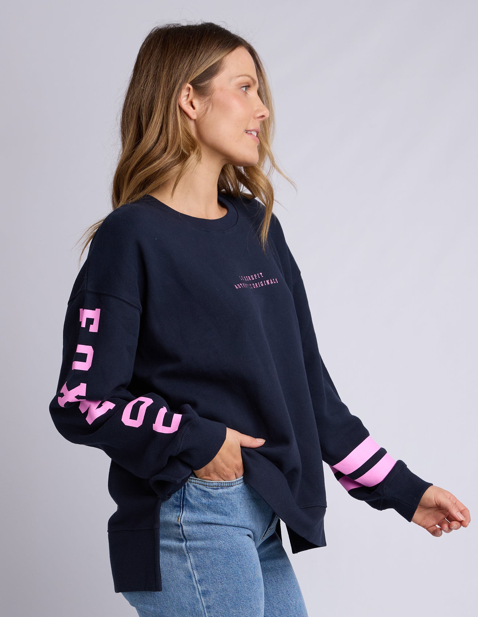 Foxwood Origin Crew Jumper - Navy