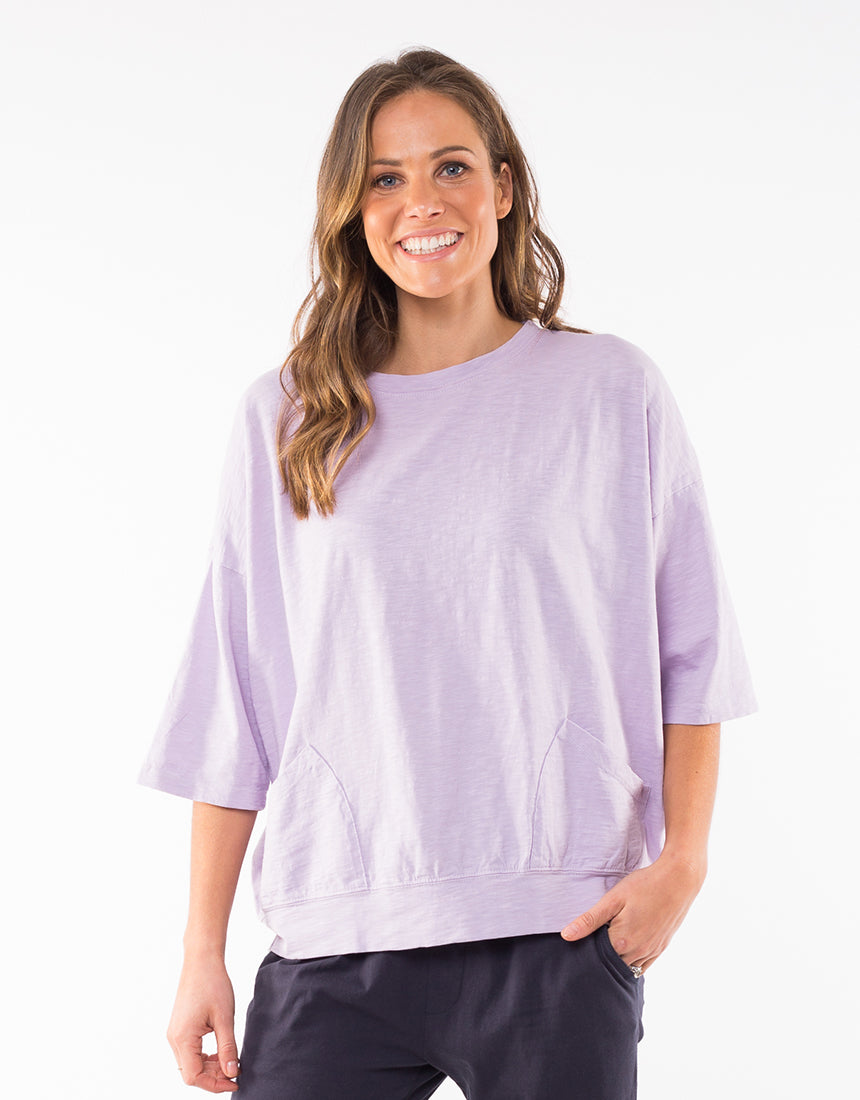 Elm Fundamental Mazie Sweat - Dusty Lilac