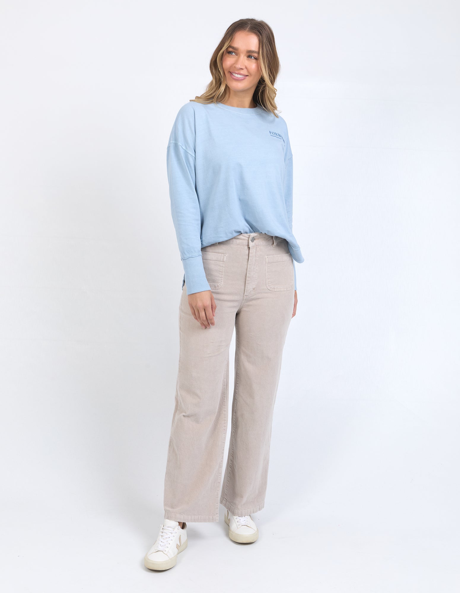 Collection of Foxwood Henrietta Cord Pant - Mushroom in a gallery layout