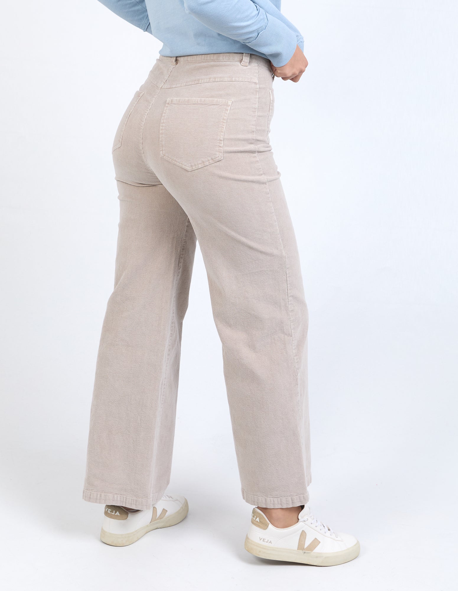 Collection of Foxwood Henrietta Cord Pant - Mushroom in a gallery layout