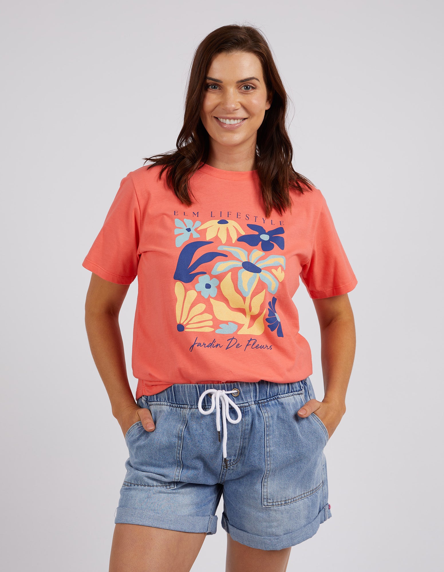 Elm Ibiza Tee - Watermelon Crush