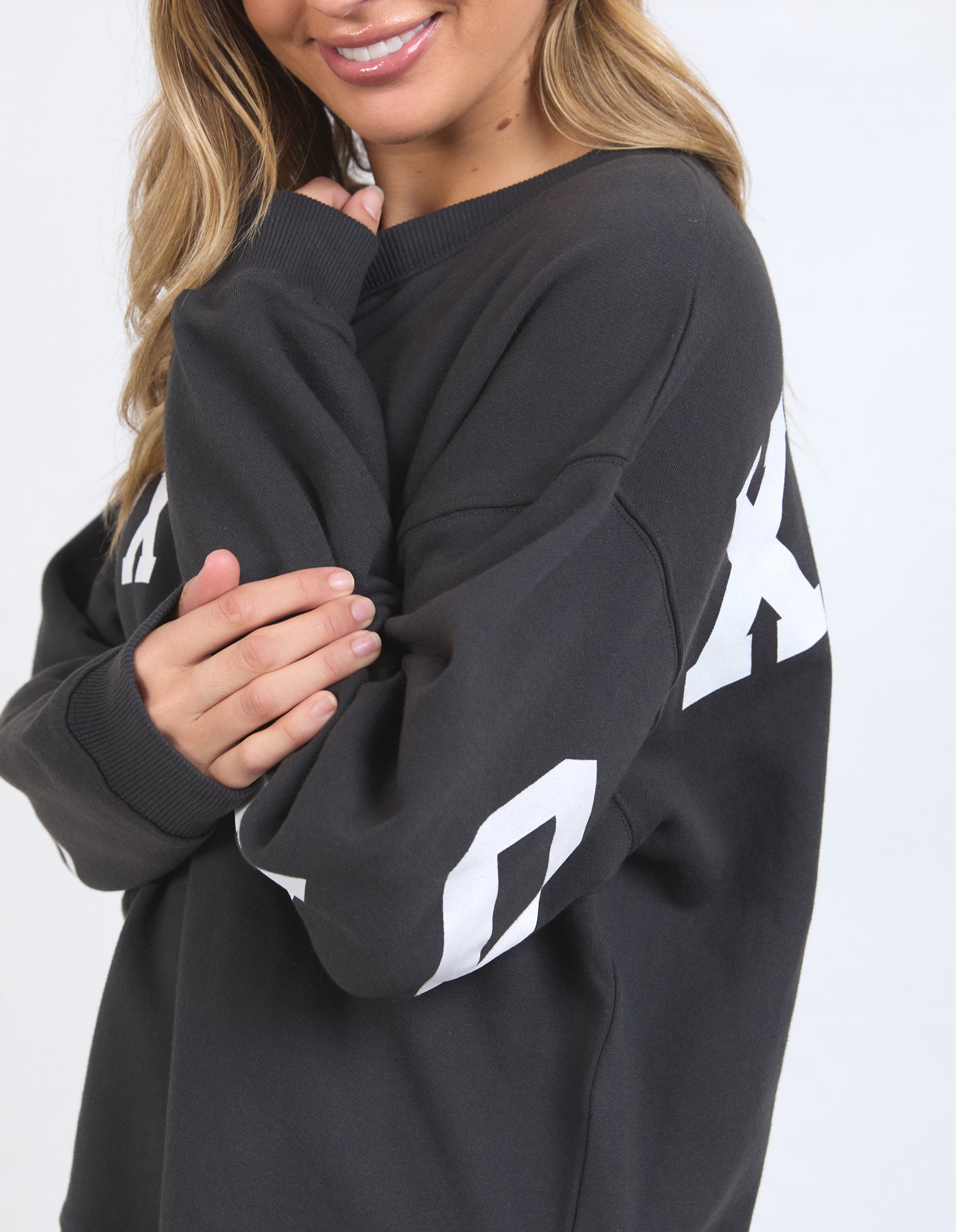 Image of Foxwood Interval Crew Jumper - Dark Grey