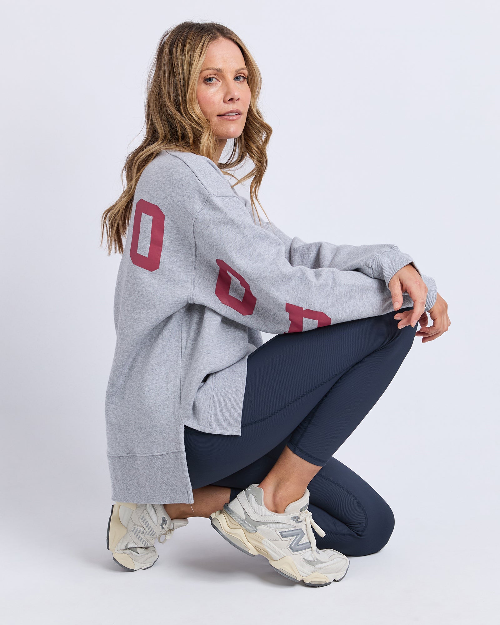 Collection of Foxwood Interval Crew Jumper - Grey Marle in a gallery layout