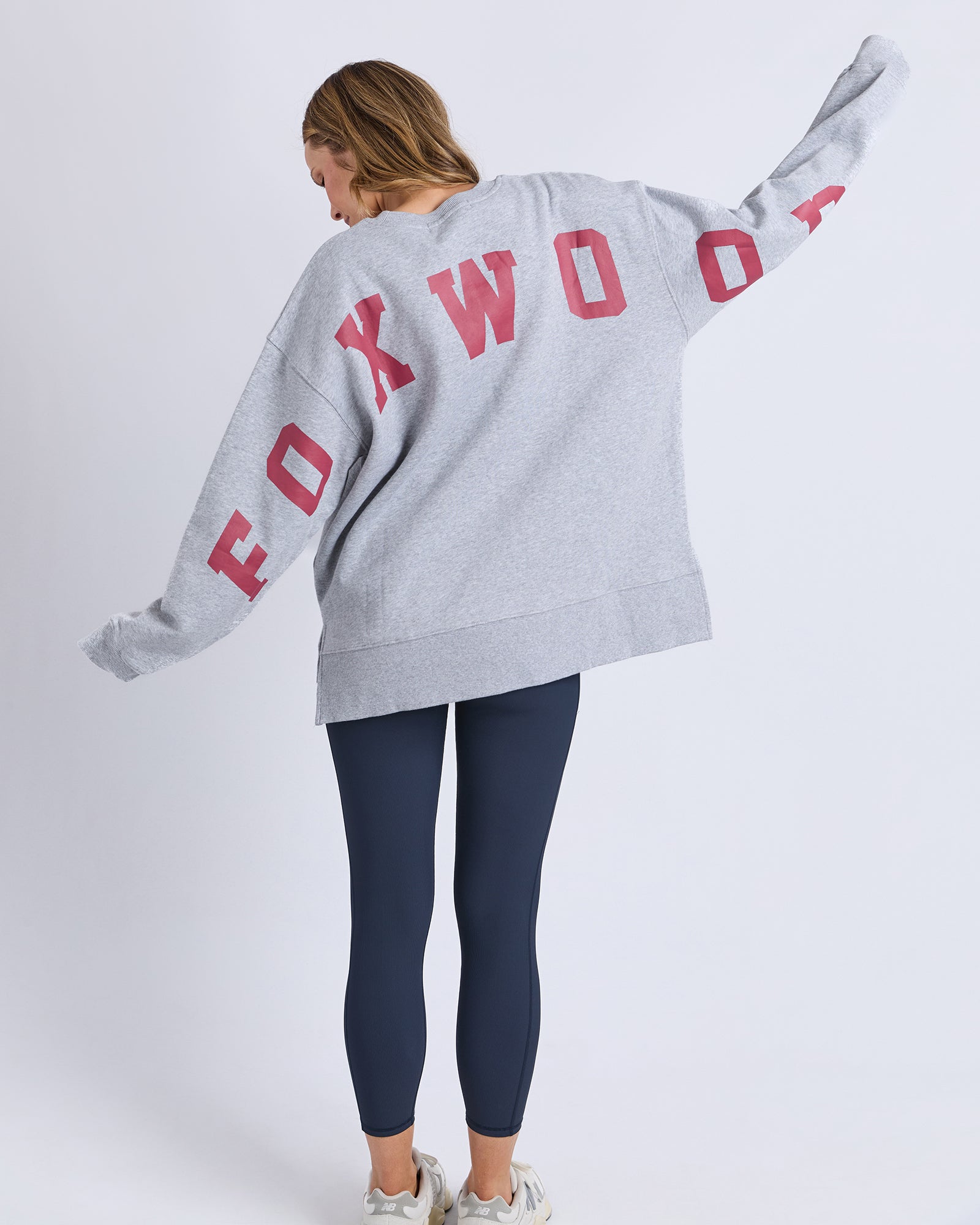 Foxwood Interval Crew Jumper - Grey Marle