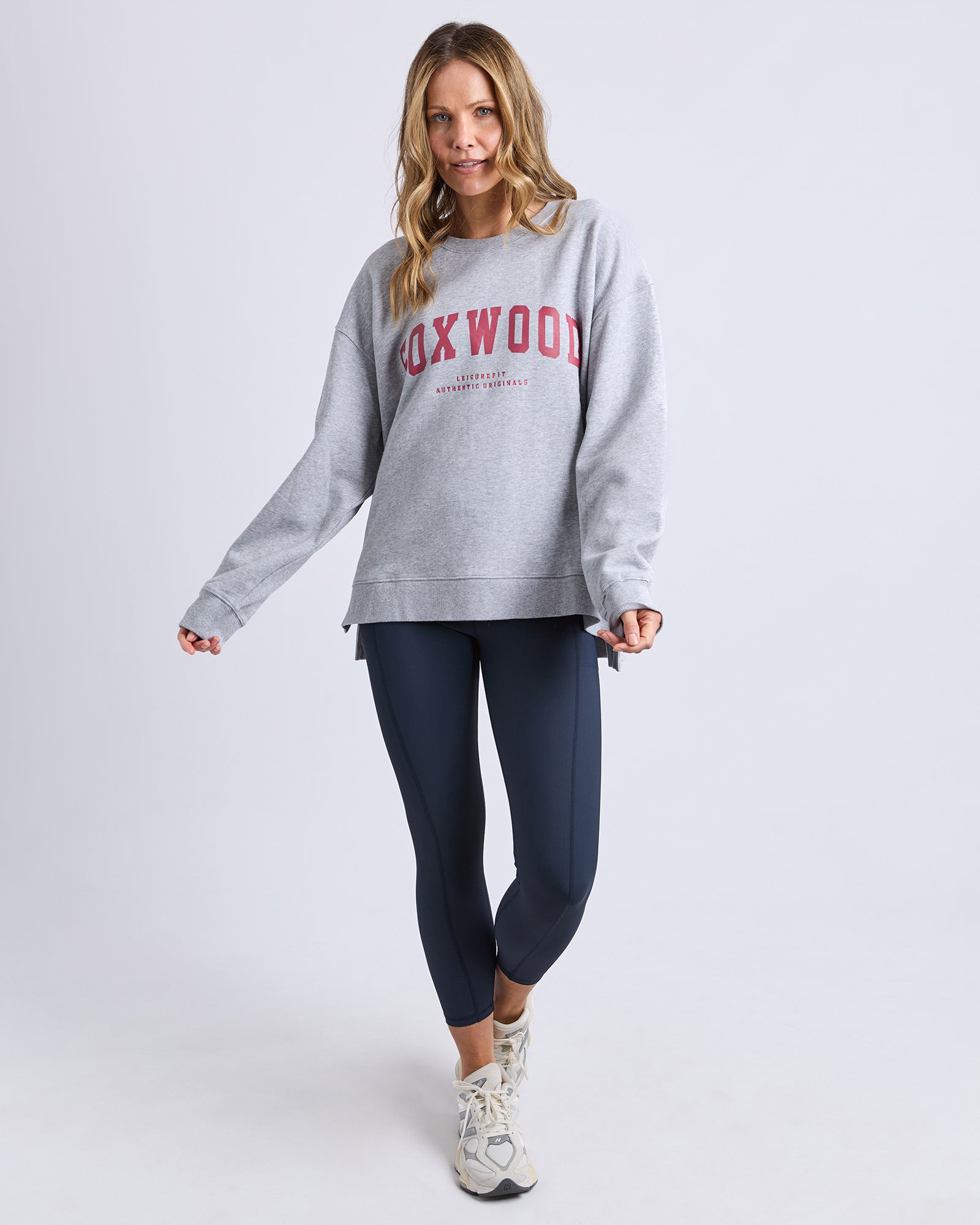 Foxwood Interval Crew Jumper - Grey Marle